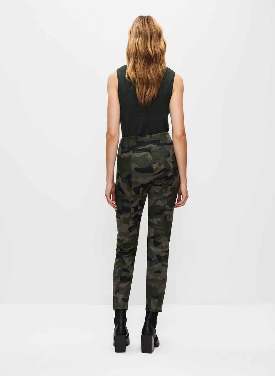 Camo Pull-On Slim Leg Jeans