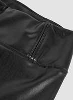 Vegan Leather Slim Leg Pants