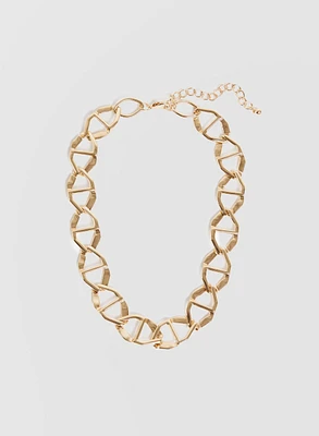 Chain Link Cutout Detail Necklace