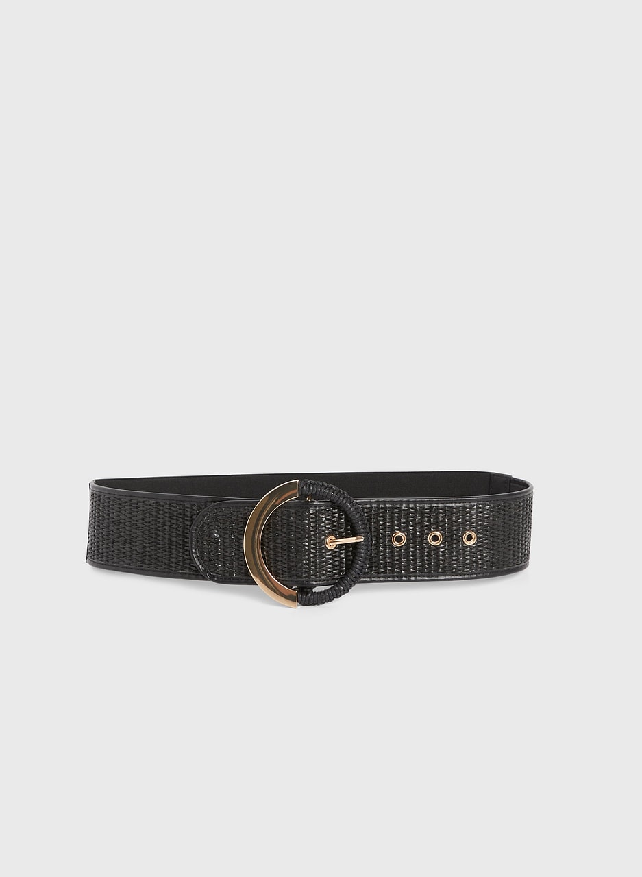 Gold Metallic Detail Belt