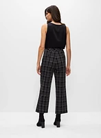 Frank Lyman - Plaid Wide Leg Pants