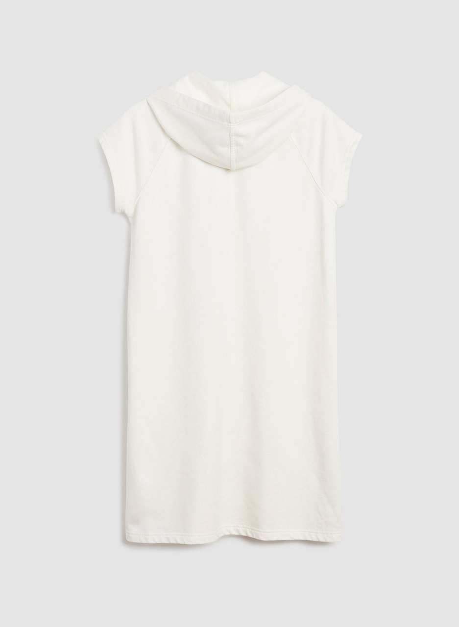 Short Sleeve Hooded Dress