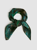 Floral Jacquard Reversible Scarf