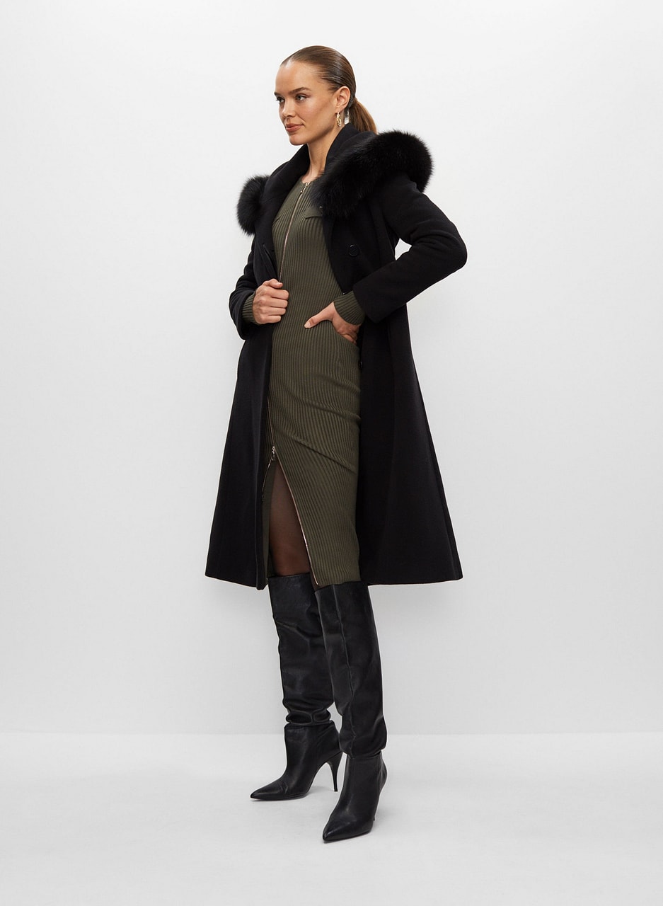 Mallia - Wool & Cashmere Blend Coat