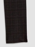 Madison Plaid Pull-On Pants