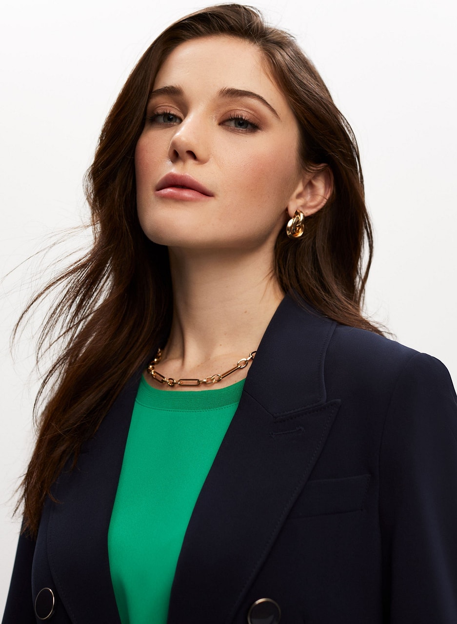 Button Detail Blazer