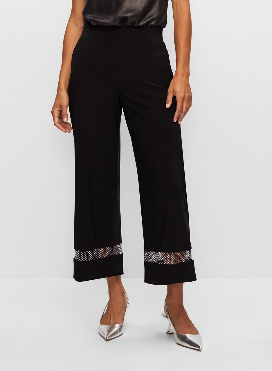 Joseph Ribkoff - Pull-On Rhinestone Detail Pants