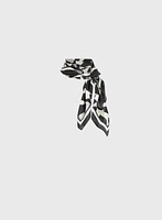 Floral Print Square Scarf