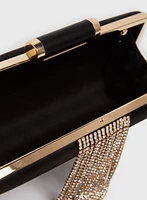 Crystal Detail Box Clutch