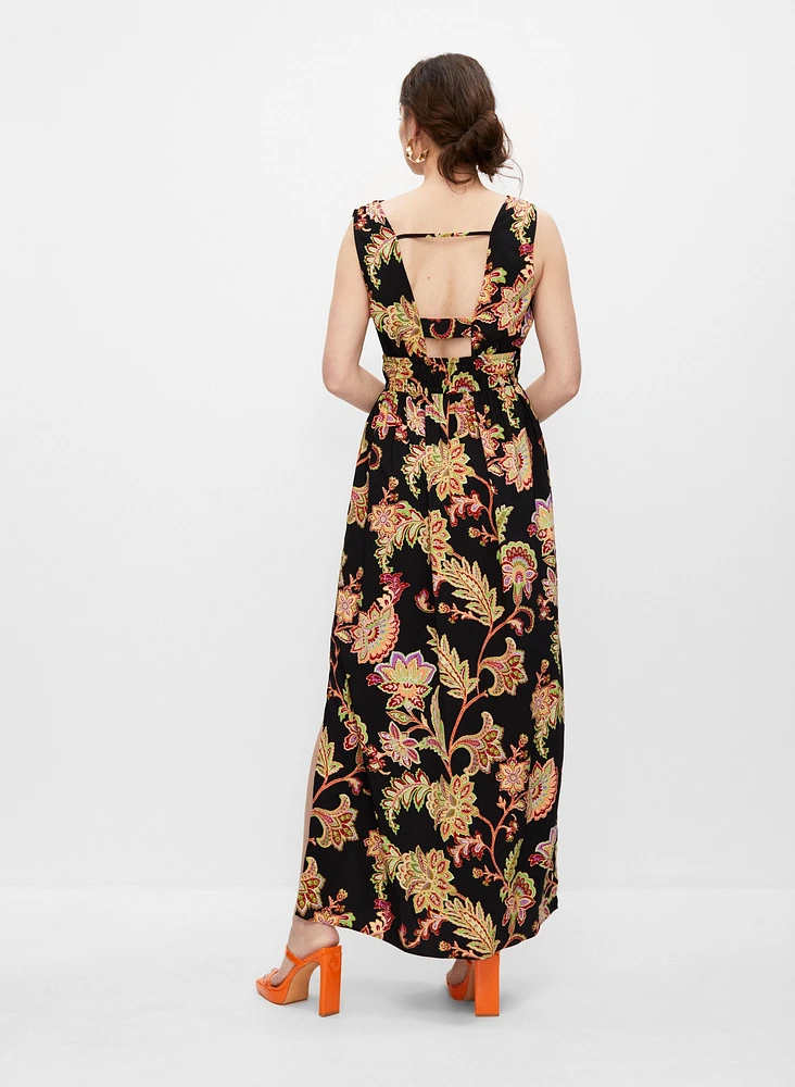 Floral Print Maxi Dress