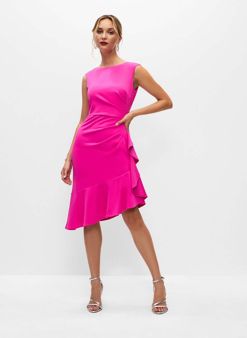 Eliza J - Asymmetric Ruffle Dress