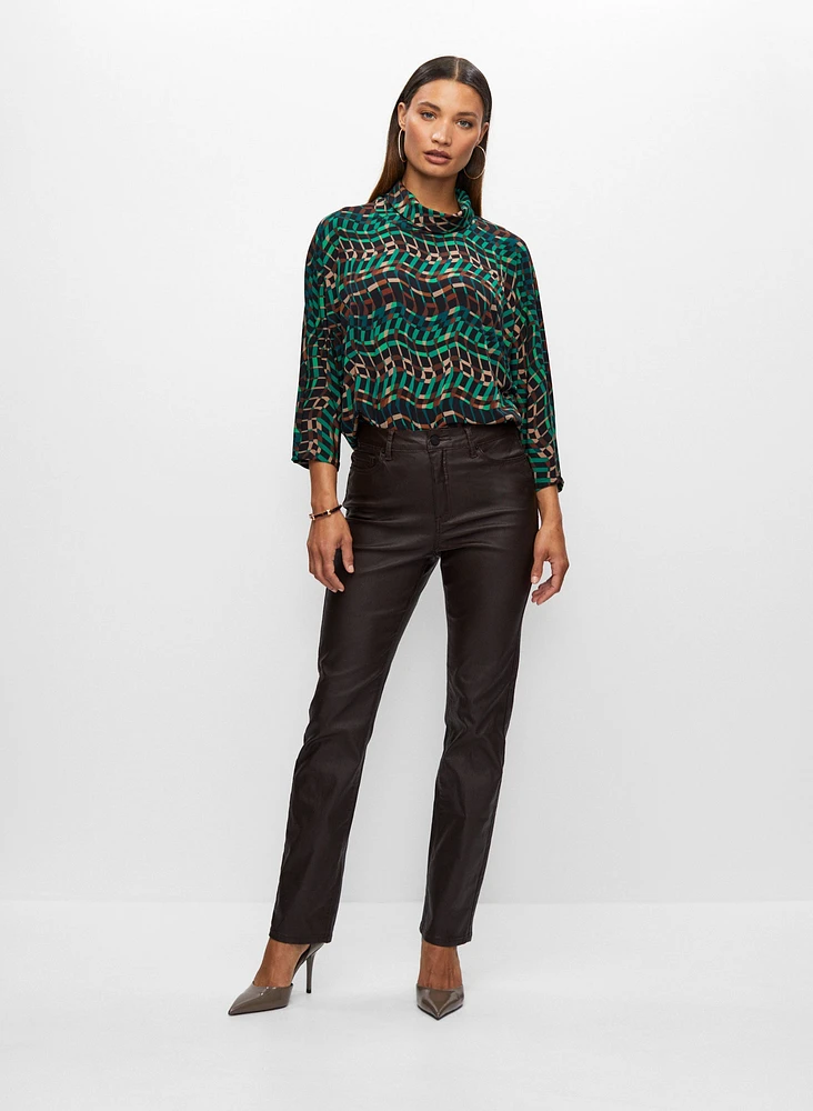 Joseph Ribkoff - Abstract Print Top