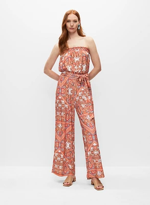 Paisley Print Jumpsuit