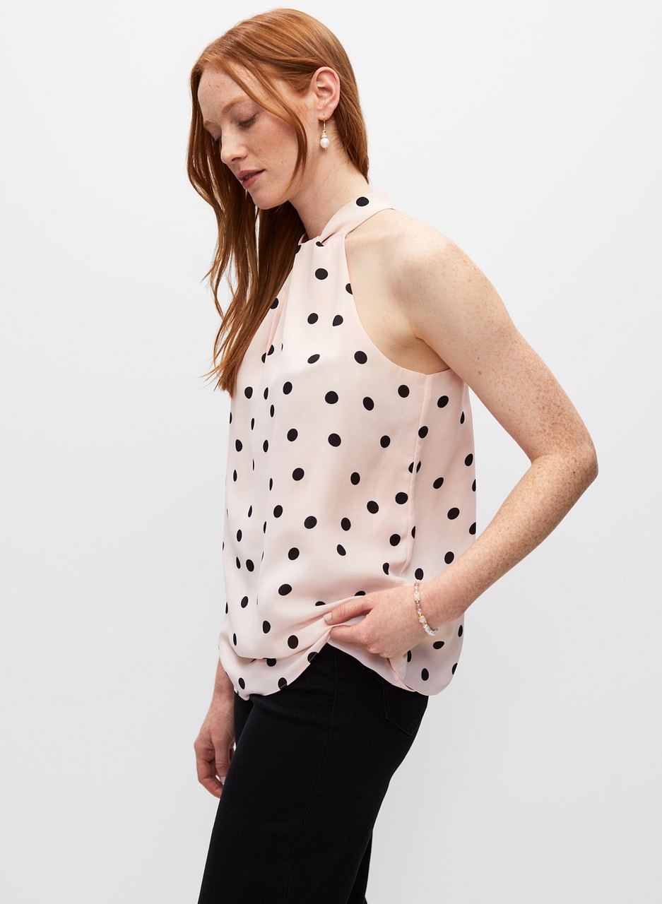 Polka Dot Halter Top