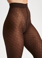 Mura - Moon Embroidered Tights