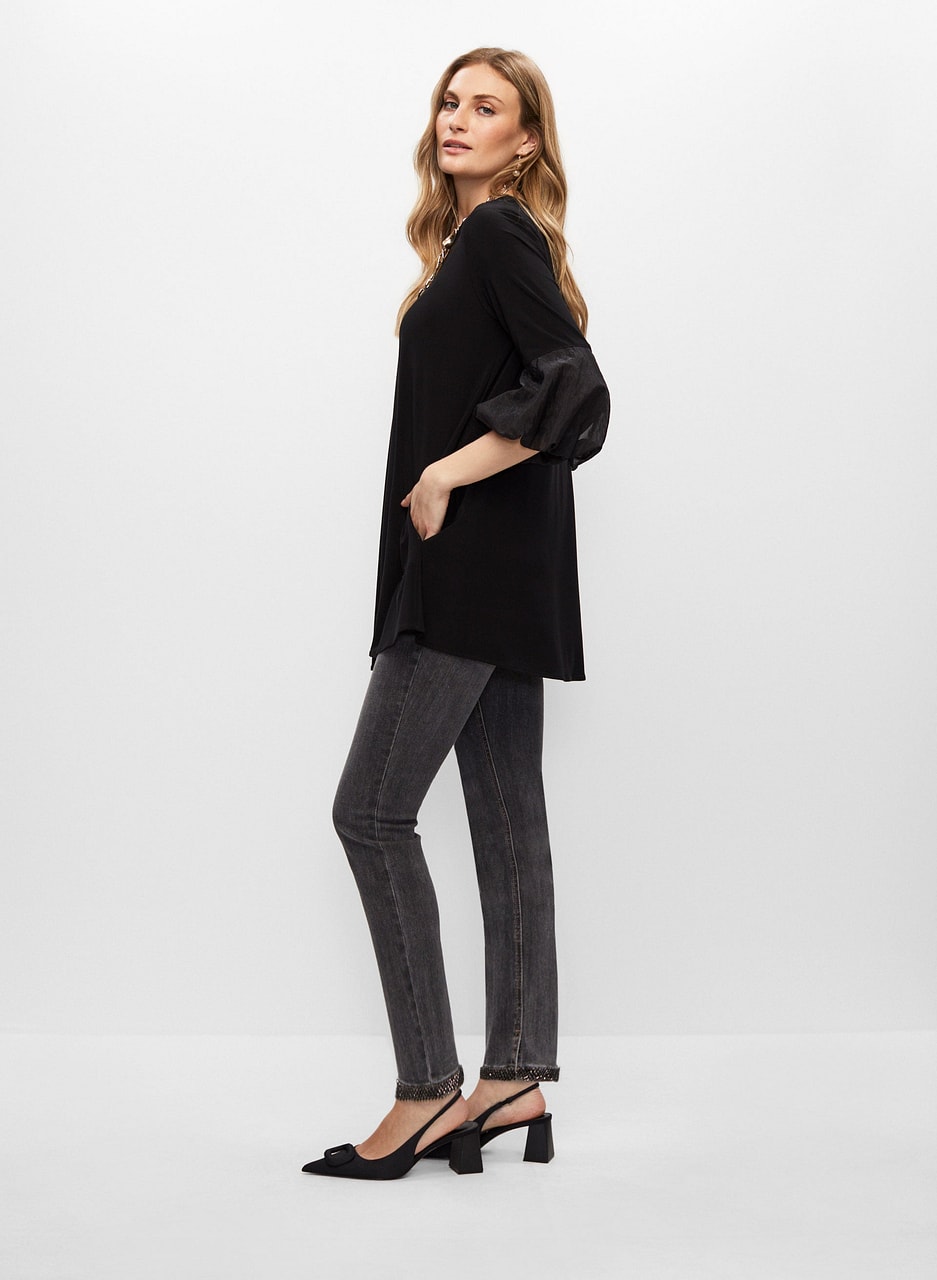 Joseph Ribkoff - Balloon Sleeve Tunic