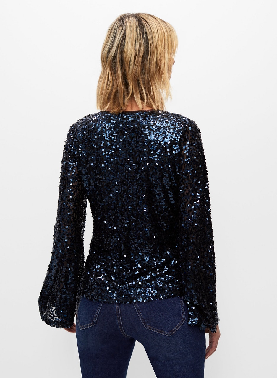 Sequin Detail Top