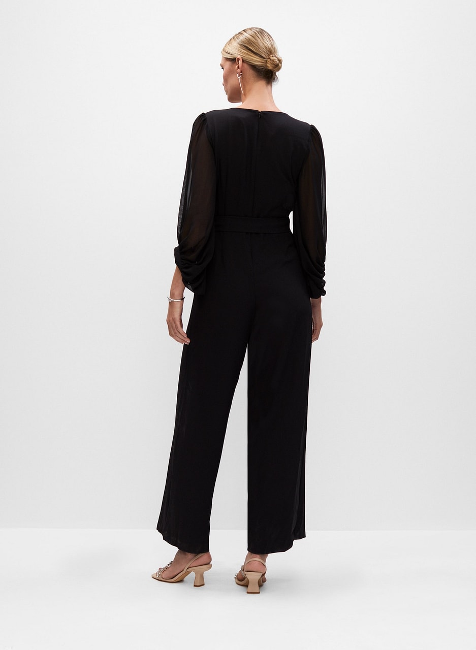 Chiffon Sleeve Jumpsuit