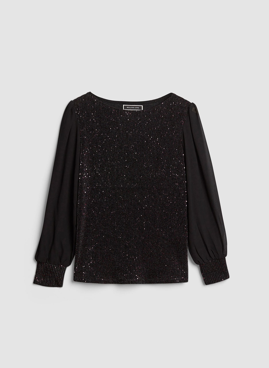 Sequin Detail Top