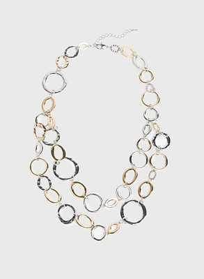 Double-Row Ring Necklace
