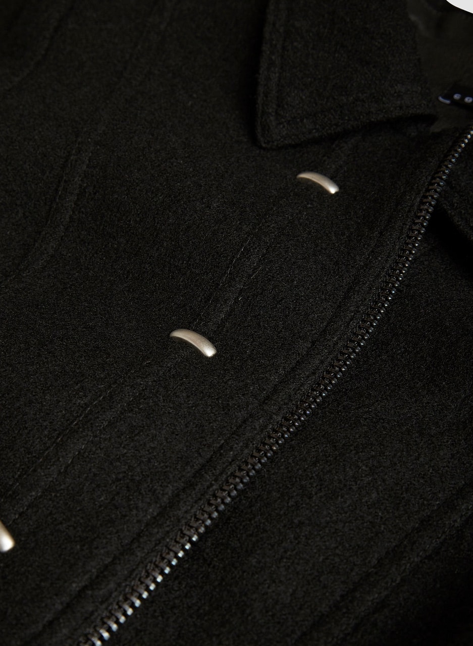 Vex - Stud Detail Wool Blend Jacket
