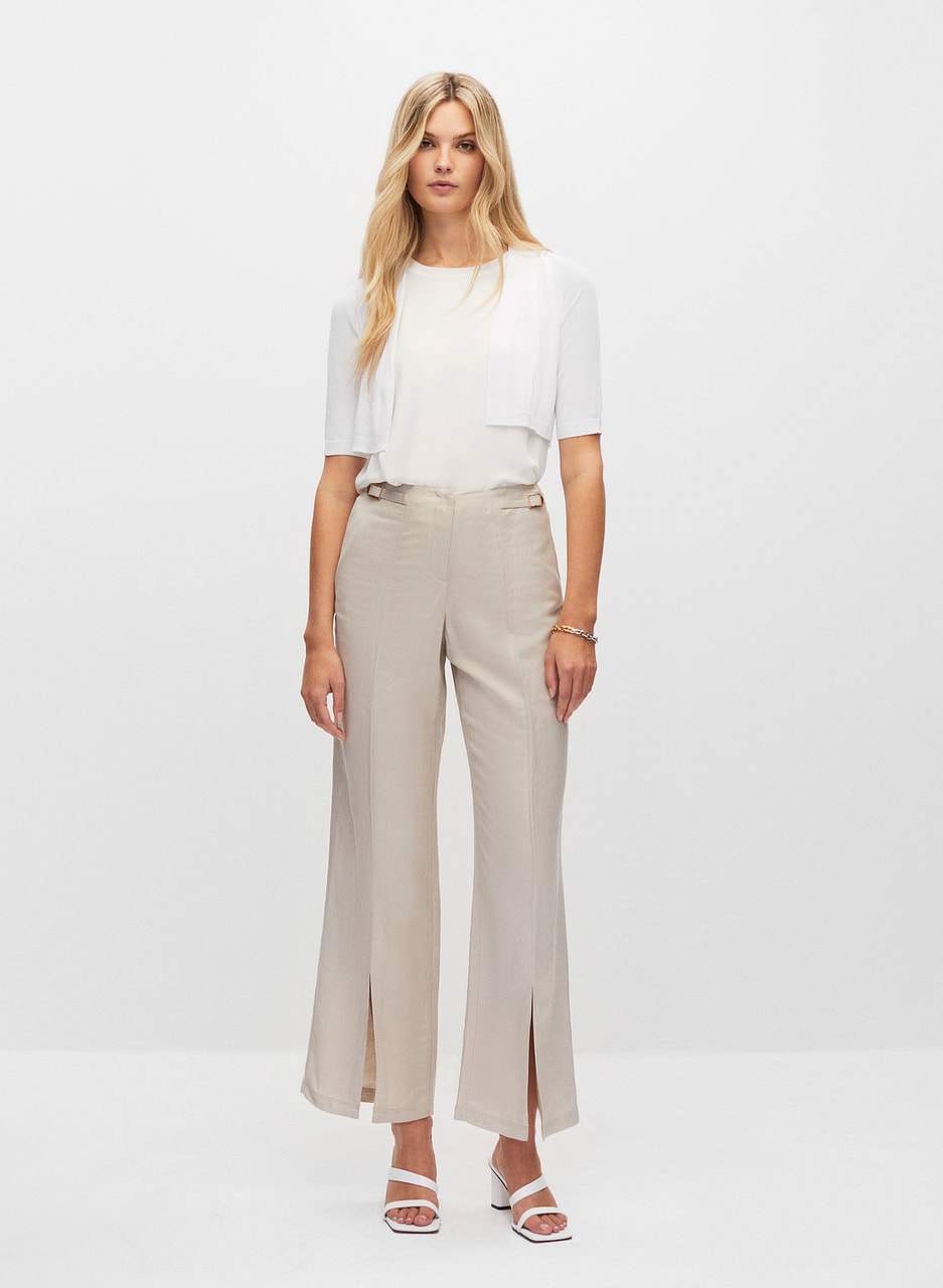 Wide Leg Linen Pants