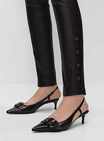 Joseph Ribkoff - Pull-On Rivet Detail Pants