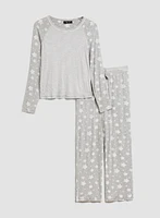 Star & Stripe Print Pyjama Set