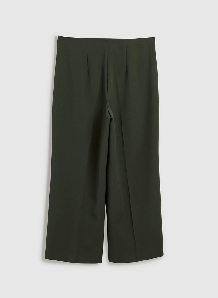 Wide Leg Culotte Pants