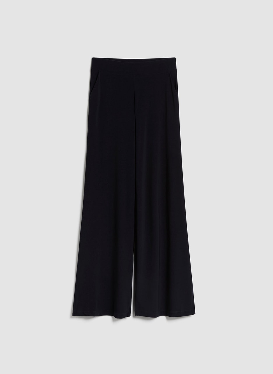 Wide Leg Pull-On Pants