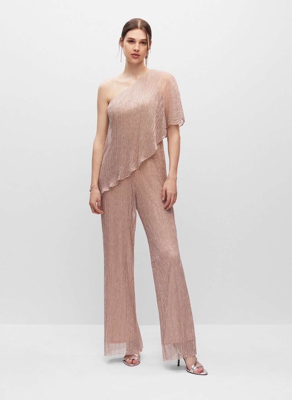 Adrianna Papell - One-Shoulder Jumpsuit