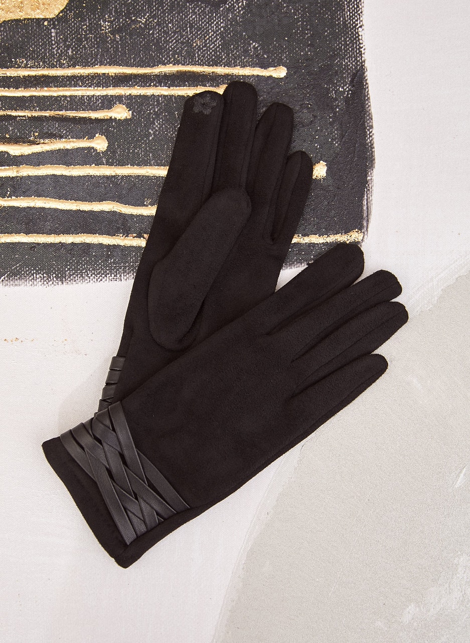 Faux Suede Gloves