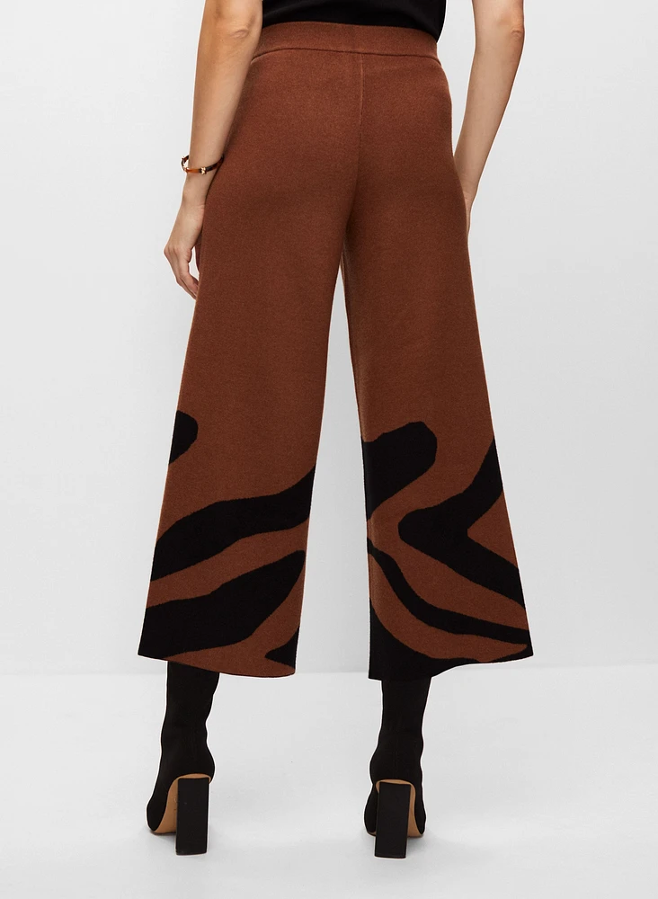 Joseph Ribkoff - Wide Leg Animal Print Pants