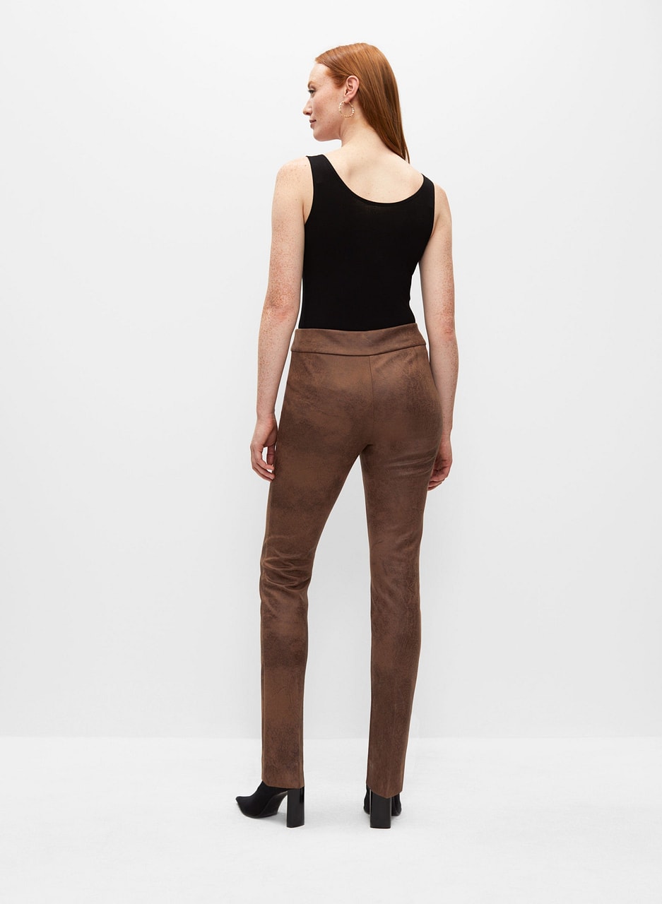 Madison Pull-On Faux Suede Pants