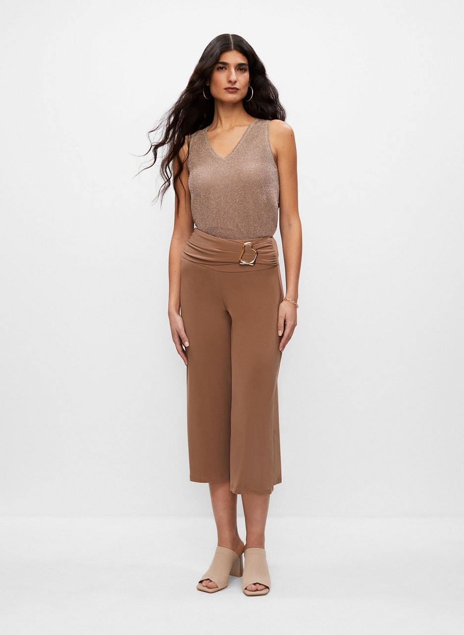 Joseph Ribkoff - Pull-On Waist Detail Gaucho Pants