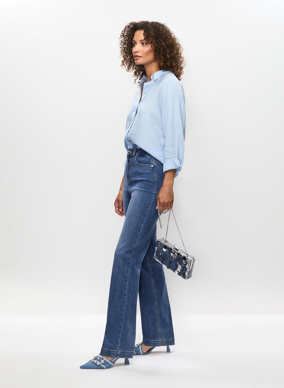 Wide Leg Trouser Jeans