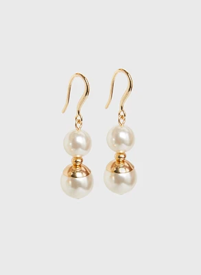 Tiered Pearl Earrings