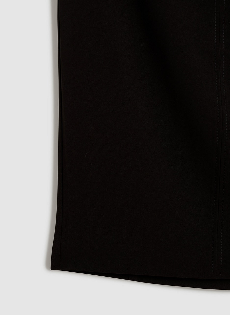 Button Detail Skirt