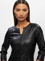 Joseph Ribkoff - Vegan Leather Dress