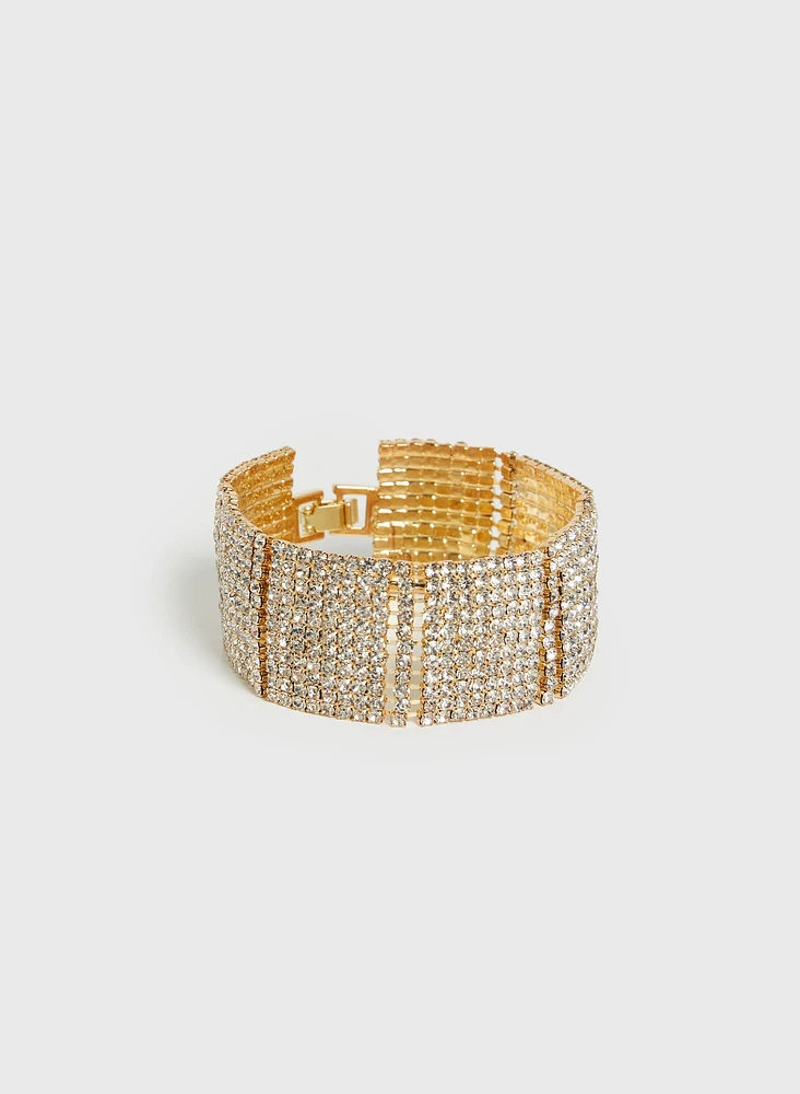 Crystal Bangle Bracelet