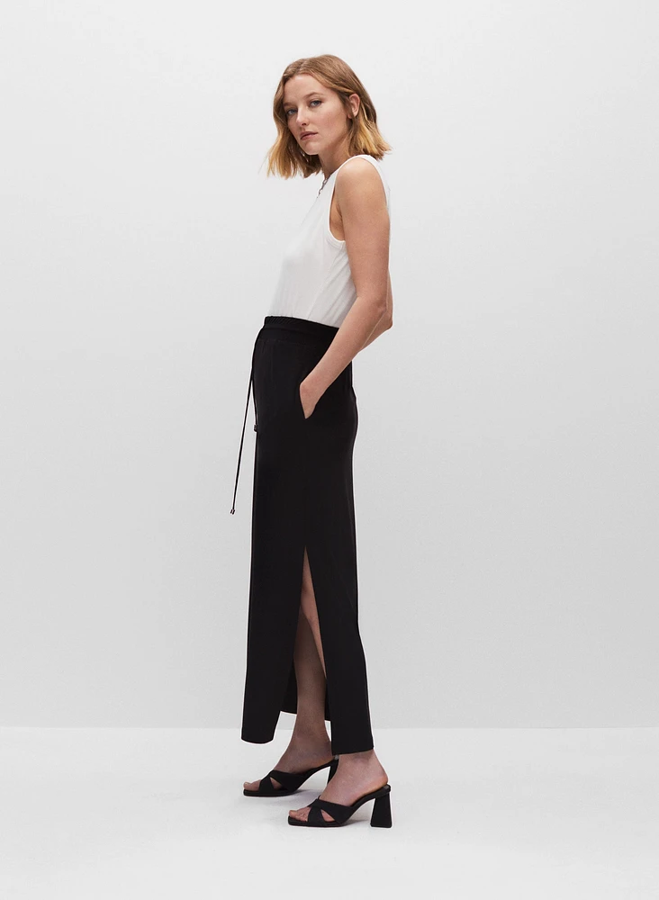 Pull-On Jersey Skirt