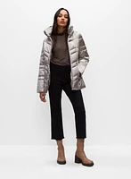 Stand-Up Collar Puffer Coat