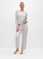 Snakeskin Print Pyjama Set