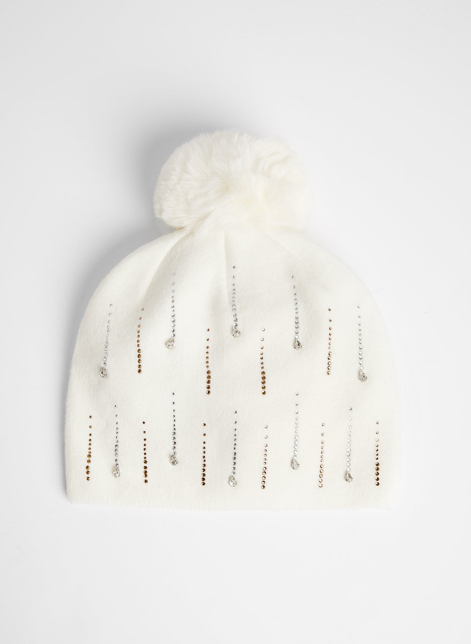 Pompom Detail Hat