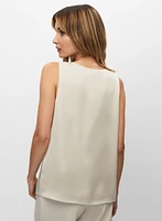 Sleeveless V-Neck Top