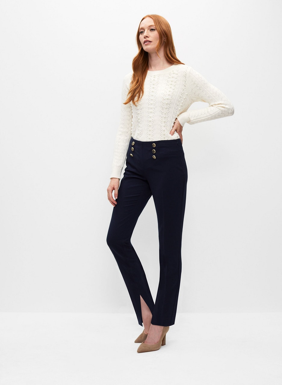 Amber Button Detail Pants