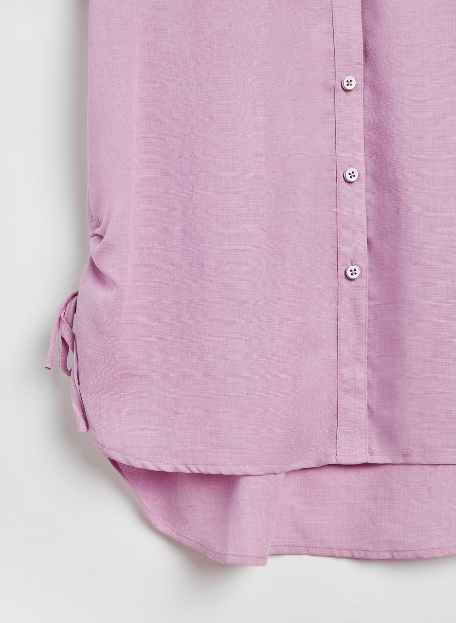 Shirred Tie Detail Tunic