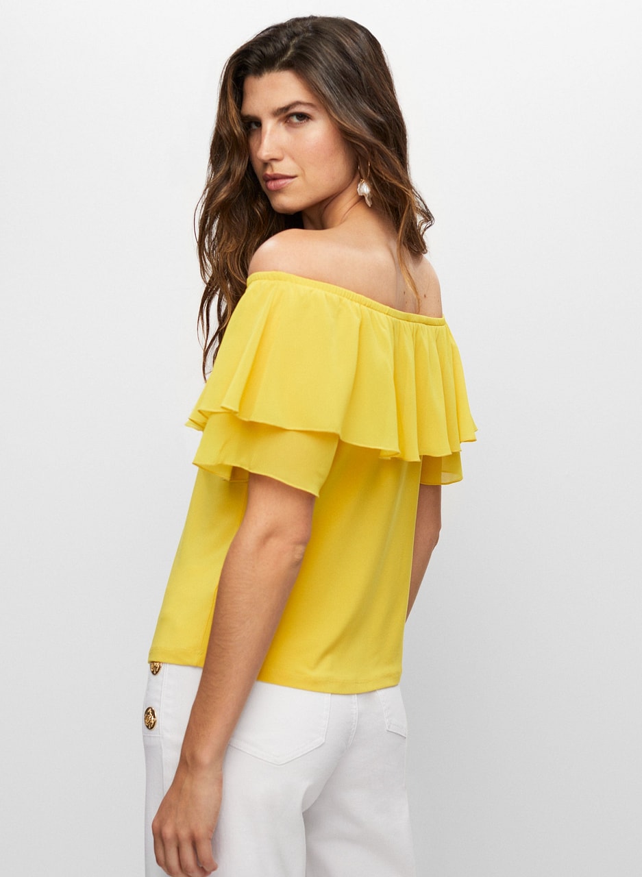 Off-the-Shoulder Ruffled Top