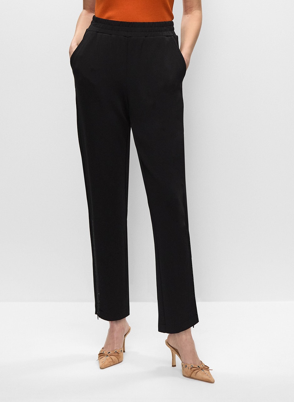 Pull-On Straight Leg Pants