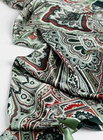 Paisley Print Square Scarf